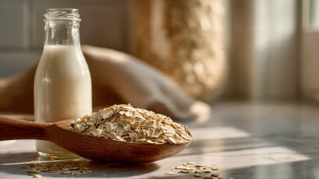 Frischer Kefir und Haferflocken – Die besten Zutaten für eine gesunde Verdauung